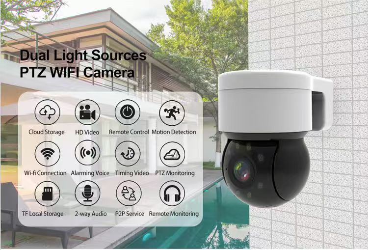 Wifi Outdoor Smart Camera - Single Lens Model: ZXC68