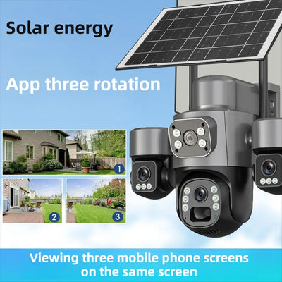 V380PRO WIFI version Solar Camera 3ptz