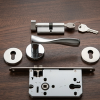 Door Lock - Bright Chrome