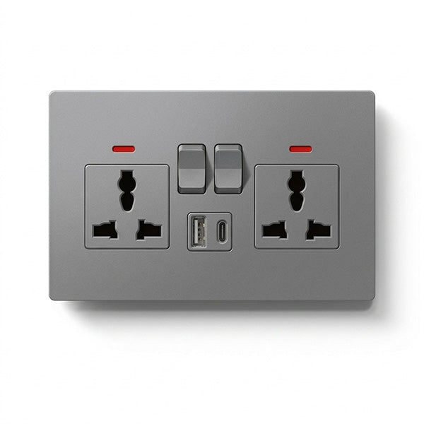 Double Multi 5 in 1 + USB + C-Type