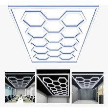 LED Hexagone Set - L: 15.42 feet, W: 7.78 Feet