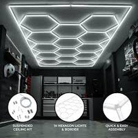 LED Hexagone Set - L: 15.42 feet, W: 7.78 Feet